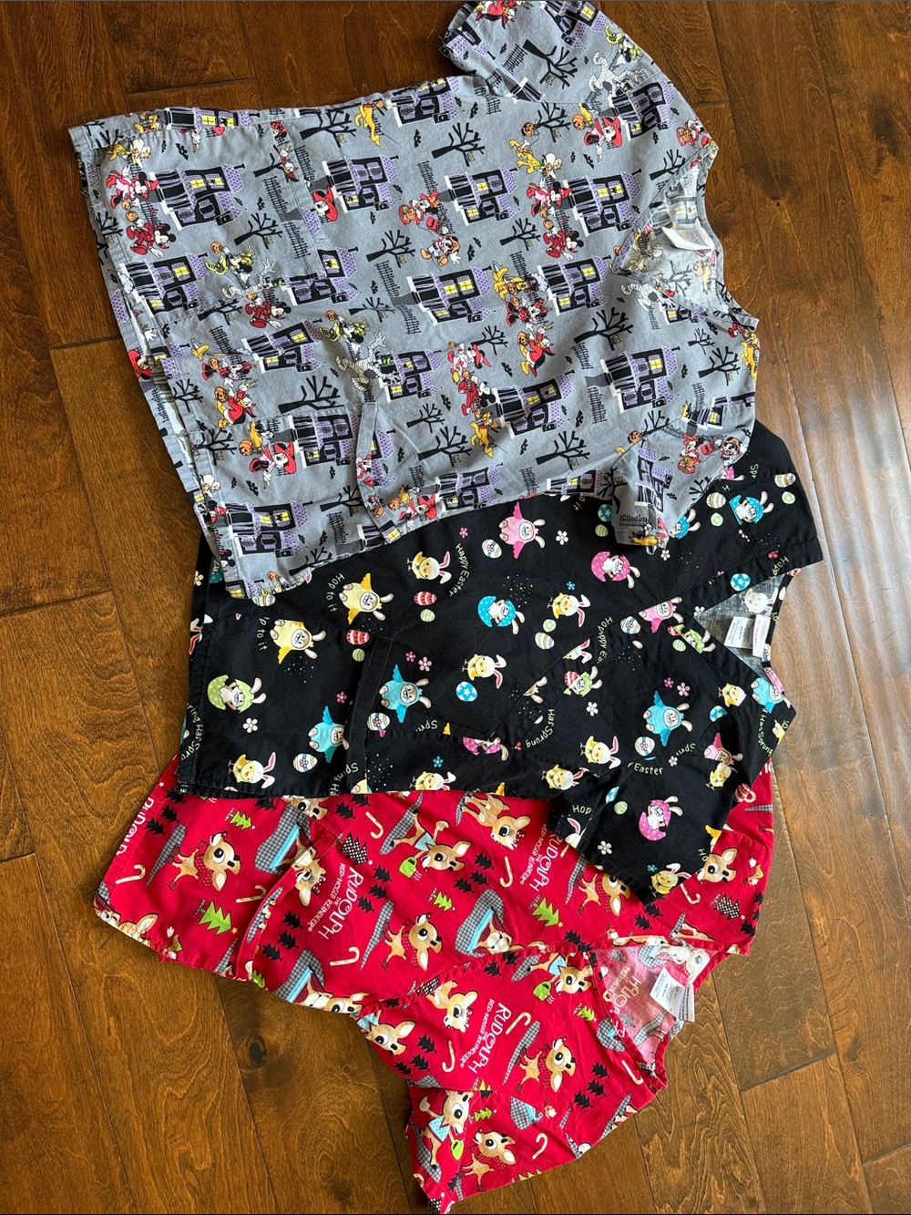 Holiday Scrub tops